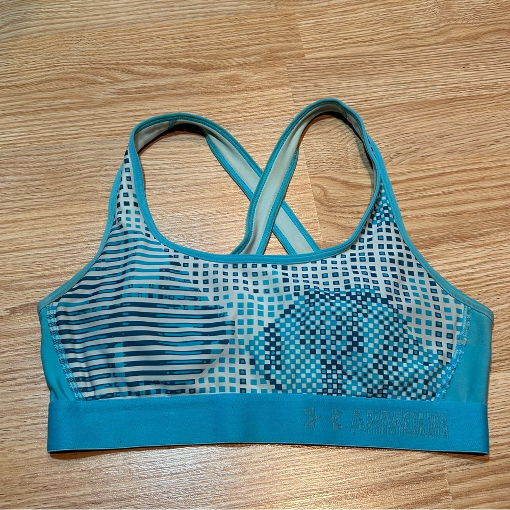Under Armour blue sports bra
